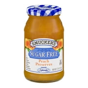 (3 pack) (3 Pack) Smucker's Sugar Free Preserves Peach, 12.75 oz