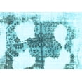 thumbnail image 1 of Ahgly Company Indoor Rectangle Oriental Light Blue Modern Area Rugs, 5' x 8', 1 of 4