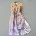 thumbnail image 1 of WILLBEST Robes pour Femmes Chemise Décontractée Ample à Manches Longues Imprimée avec Robe à Nouer 2, 1 of 3