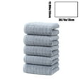 thumbnail image 3 of 5-Piece Cotton Towel Set | Soft & Absorbent Bath Towels | 30.7"x13" | White, Blue, Gray, Beige | Hotel & Home Use | Quick-Drying & Durable, 3 of 6