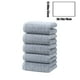 thumbnail image 3 of Juego de toallas engrosadas - Toallas de baño de poliéster de 5 piezas, 30x13 pulgadas, de secado rápido y absorbentes - blanco, azul, gris, beige, 3 of 6