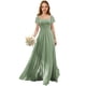 thumbnail image 1 of Vestido de gasa Augday Junior para dama de honor, flor y niña, talla 2, 1 of 7