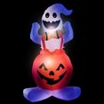 thumbnail image 1 of Halloween Inflatable Outdoor Decorations Ghost Halloween Troubled Ghost Pumpkin LED Horror Props Decoration, 1 of 5