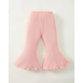 thumbnail image 6 of Infant Girls Clothes Baby Girl Pants Toddler Leggings 3 Pack Flare Baby Pants 3 6 9 12 18 24 Months Bell-bottoms for Girls Apricot Pink, 6 of 8
