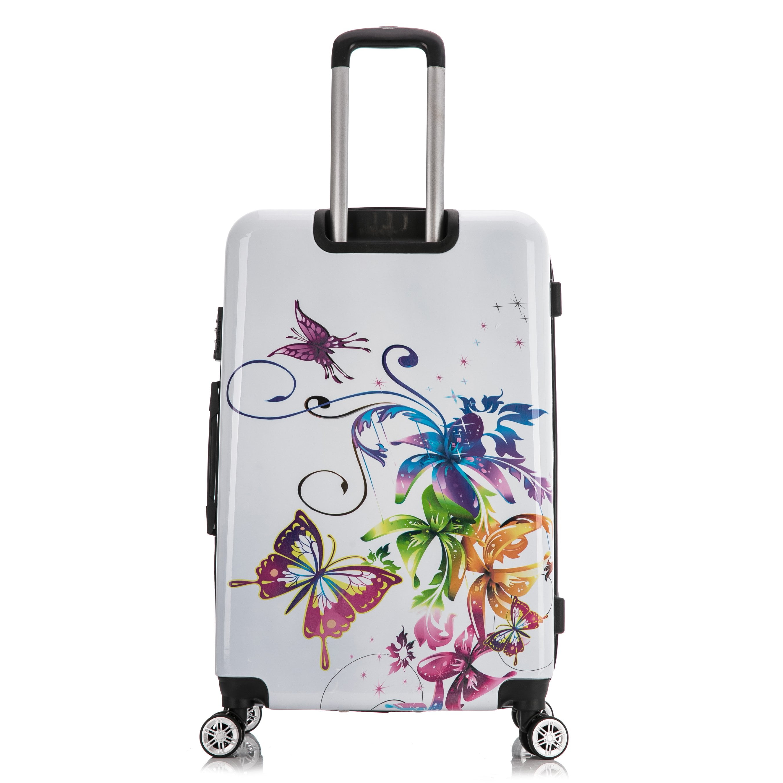 InUSA Print 28" Hardside Lightweight Luggage with Spinner Wheels, Handle and Trolley, Fusion