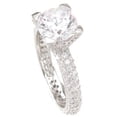 thumbnail image 2 of 925 Sterling Silver Eternity Engagement Ring for Women & Wedding Rings Make Great Gifts for Women, 2 of 5