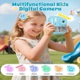 thumbnail image 6 of W & O Handheld Kids Birthday Gift Instant Digital Cameras with 3 Roll Printing Labels, 32GB Memory Card, USB Cable, Blue, 6 of 8