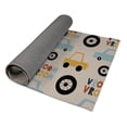 thumbnail image 5 of Vroom vroom Colorized Taupe Kids Play Mat, 5 of 5