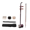 thumbnail image 3 of Yeacher Solidwood Erhu Chinese 2-string Violin Fiddle Stringed Musical Instrument Red, 3 of 8