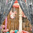 thumbnail image 4 of YAOMOBB Tinsel Ribbon High Glossy Tassel Curtain Bachelorette Party Decor Foil Fringe Home Decor, 4 of 6