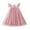 Pink, variant on 7-8 Years Girl Dresses Princess Sleeveless Bridesmaid Kids Party Dresses Tulle Birthday Prom Ball Wedding Flower Girls Dress for 2-9 Years