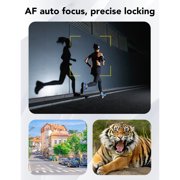 Yajisi WIFI Digital Camera 64MP 4K Video 18X Zoom 3 Inch Flip Screen Anti Shake Retro Autofocus Travel Vlog Camera for Selfie Content Creator Home Use, Green