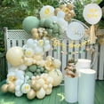 thumbnail image 3 of Yansion Sage Green Woodland Theme Baby Shower Balloon Party Decoration, 3 of 8