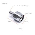 thumbnail image 6 of CENL Scuba Diving BCD Male to Female 9/16-18 UNF for Regulator Adaptor Quick Release, 6 of 8