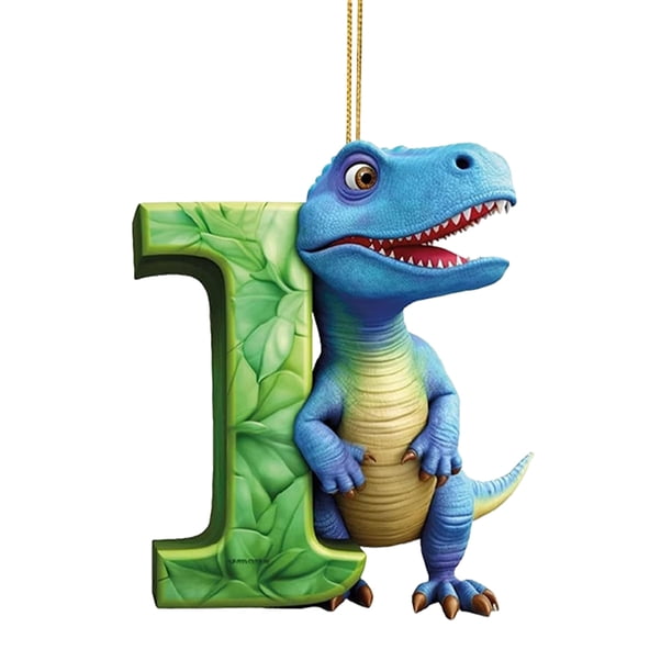 (I) Acrílica Realista Dragón Dinosaurio 26 Letras Inglesas Plano 1/26 Piezas