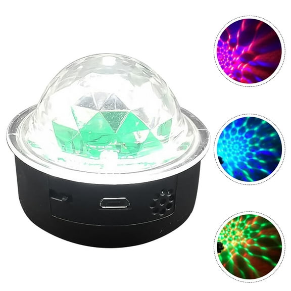 Disco Lights Disco Light Atmosphere Lamp Portable LED Stage Light LED Lightbulb RGB Lamp Voice Control Stage Lamp