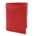 thumbnail image 1 of Cartera Hombre Piel Genuina Triple Cierre Interno Interiores en Piel Rojo, 1 of 6