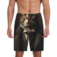 thumbnail image 1 of Fotbe Victorian Gentle Cat Pantalones Cortos de Pijama para Hombre, Ropa de Dormir, Pantalones de Pijama Cortos para Hombre-X-Large, 1 of 6