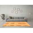 thumbnail image 3 of Ahgly Company Indoor Rectangle Abstract Orange Modern Area Rugs, 7' x 10', 3 of 4