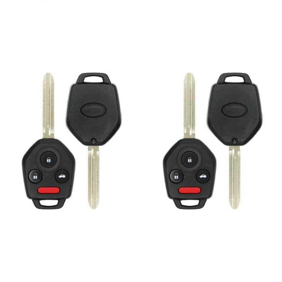 Replacement Keyless Remote Head Key Fob for Subaru Forester 2014 FCC CWTWBU766 Part Number 57497-FJ031 57497FJ031 Pack of 2