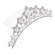 thumbnail image 2 of BRIGHTFUFU Elegante tiara de perlas, corona, exquisito peine para el cabello, corona para el cabello de desfile de bodas, accesorios para el cabello de novia (estilo n.° 18), 2 of 8