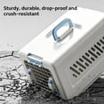 thumbnail image 3 of GFQ Hard-Sided Pet Carrier for Cats and Small Dogs, Airline Approved Travel Kennel , Top Handle, Lightweight Portable Cat Crate for Vet Visits, Car Travel, and Home Use, 3 of 6