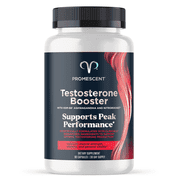Promescent Testosterone Booster for Men with Ashwagandha, 90 Capsules