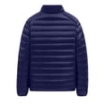 thumbnail image 5 of Men's Winter Large Size Cotton-padded Jacket with Hooded Loose Light Design for Cold Weather Outings, Daily Casual Wear, and Holiday Season Activities,Navy,2XL, 5 of 5