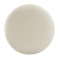 thumbnail image 5 of Newest 30" Round Velvet Ottoman in Cream - Plush Foam Filled, No Assembly Required for Living Room Accent​, 5 of 7