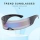 thumbnail image 4 of Ciclismo gafas de sol Y2K gafas de sol futuristas mujeres hombres Halloween Cosplay Props, 4 of 5