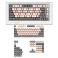 thumbnail image 4 of 129 teclas Teclas PBT de teclas JSA para teclados mecánicos Teclas adicionales R7 y R8 Escritura cómoda Interruptores de estructura Paz CUTICAT  Teclas de teclado, 4 of 8