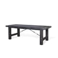 thumbnail image 4 of Rena Dining Table, 2 Extension Leaves, 86-122 Inch Black Mahogany Wood, 4 of 7