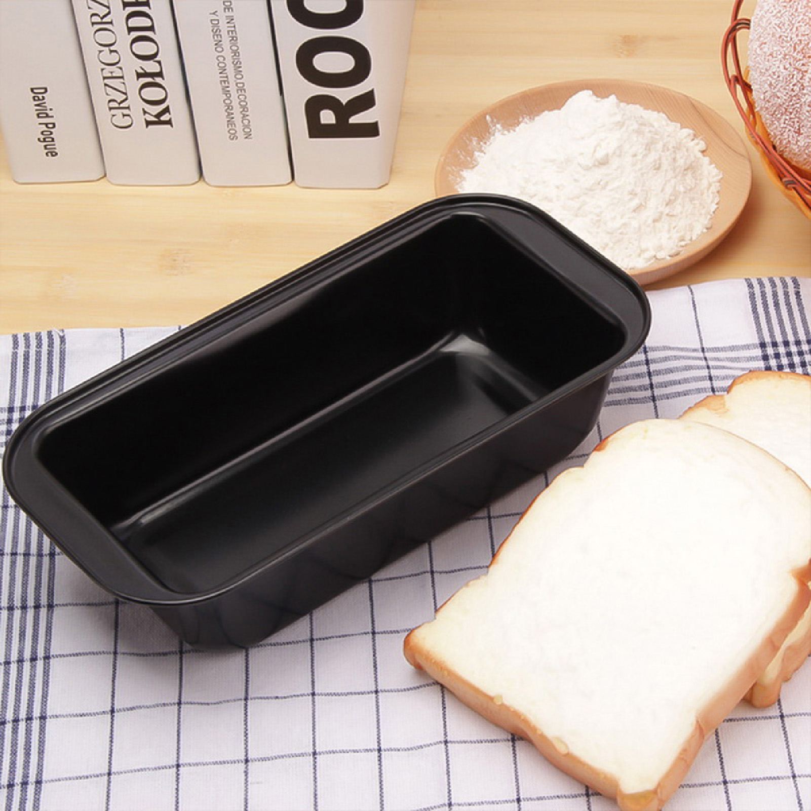 SPRING PARK Bread Loaf Pan, Non-Stick Loaf Pans for Baking Bread