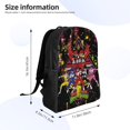 thumbnail image 4 of Power Rang-ers Lightweight Backpack Laptop Shoulders Bag Bookbag Daypack Travel Women Men, 4 of 8
