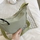 thumbnail image 2 of Bolsa bandolera de lona para mujer a la moda, informal para el pecho para mujer (verde) Likrtyny  Para Estrenar, 2 of 9