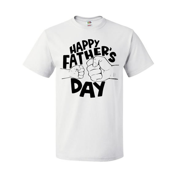 Inktastic Happy Father's Day Parent-Child Fist Bump T-Shirt