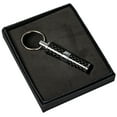 thumbnail image 6 of Bullet Cigar Punch Cutter Key Chain - Polished Carbon Fiber & Chrome, 6 of 6