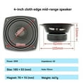 thumbnail image 2 of 4inch Speaker 30W 4Ω Midrange Audio Speaker Sound Speaker Unit HiFi Music Stereo Midrange Loudspeaker, 2 of 7
