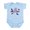 Sky Blue, variant on CafePress - Fourth Of July Fireworks Infant Bodysuit - Baby Light Bodysuit, Size Newborn - 24 Months
