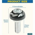 thumbnail image 2 of 4Pcs Motorcycle License Plate Bolts, Car Accessories License Plate Bolt And Nuts, 2 of 5