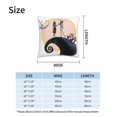 thumbnail image 4 of Fundas de almohada de terciopelo de Pesadilla antes de Navidad, fundas de almohada decorativas suaves y acogedoras con cremallera oculta para dormitorio, sofá, sillón, funda de almohada de terciopelo, 4 of 8