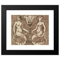 thumbnail image 2 of George Augustus Sala 14x12 Black Modern Framed Museum Art Print Titled - Two Mermaids, 2 of 5