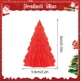thumbnail image 3 of Gaecuw Christmas Glowing Tree Lamp, LED 3D Night Light with Festive Luminous Design, is a Warm Accent for Living Room and Bedroom, 3.15x2.20 Inch, Perfect for Holiday Season Gifting, Red, 3 of 9