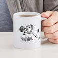 thumbnail image 4 of CafePress - Stick Figure Volleyball Mug - 11 oz Ceramic Mug - Novelty Coffee Tea Cup, 4 of 4