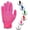 Hot Pink, variant on SFIA Football Receiver Gloves One Color - PRO Skull Stealth Grip Silicone Palms Adult Men Youth Sticky Boost Sports Game Battle