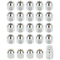 CCIYU Set of 20 Pcs Lug Nuts Chrome Factory Lug Nuts 12x1.5 Wheel Lug Nuts 0.83"*0.91" (with 1 Key) Open End Lug for Acura,for Buick,for Cadillac,for Chevrolet,for Dodge,for GMC,for Honda,for Hummer