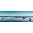 thumbnail image 2 of Bibikow, Walter 32x13 Black Ornate Wood Framed with Double Matting Museum Art Print Titled - New England-Massachusetts-Cape Cod-Chatham-Chatham Harbor-dawn, 2 of 4