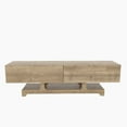 thumbnail image 5 of Tera 63'' Modern Desing TV Stand Console Table for up to 72 inch Flat or Curved Televisions Natural Oud Finish, 5 of 7