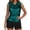 Green, variant on Women's Glittery Party Top Sleeveless Draping Neck Blouse Shimmer Metallic Pleated Casual Vacation Night Out Club Off Shoulder Tops, Hot Pink M