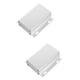 thumbnail image 1 of Tapas de tomacorrientes Caja de componentes electrónicos para exteriores Carcasa de aluminio Ahorradores de espacio Caja de proyectos eléctricos Juego de 2, 1 of 1